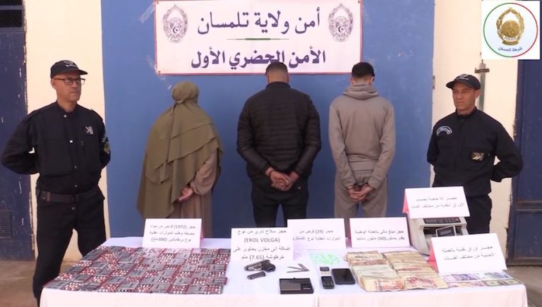 شرطة تلمسان تحبط نشاط شبكة إجرامية مختصة في المتاجرة بالمخدرات والمؤثرات العقلية