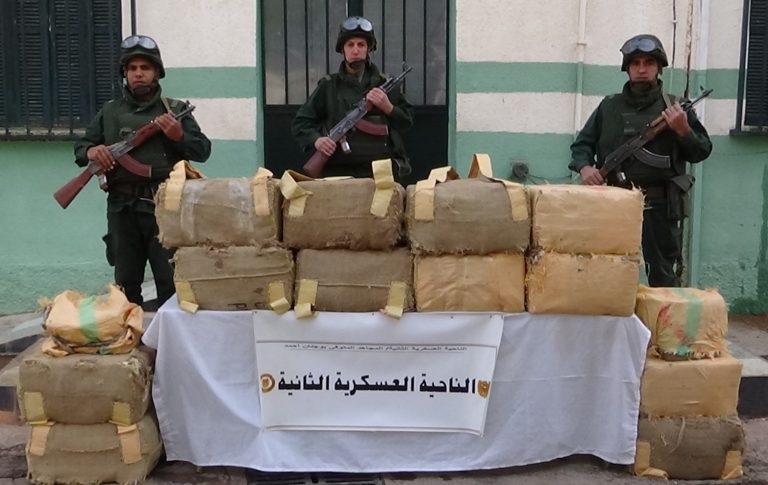 الدرك الوطني : حجز ما يفوق 26 طنا من الكيف المعالج و147 كلغ من الكوكايين خلال سنة 2024
