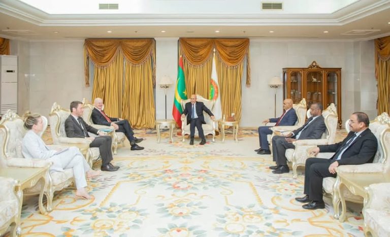 الرئيس الموريتاني يستقبل المبعوث الشخصي للأمين العام للأمم المتحدة إلى الصحراء الغربية