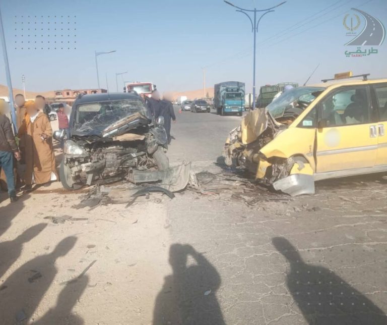 إصابة 07 أشخاص في حادث مرور بولاية الجلفة