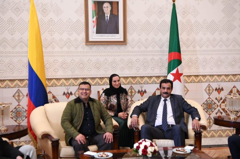 رئيس غرفة النواب الكولومبية في زيارة رسمية إلى الجزائر