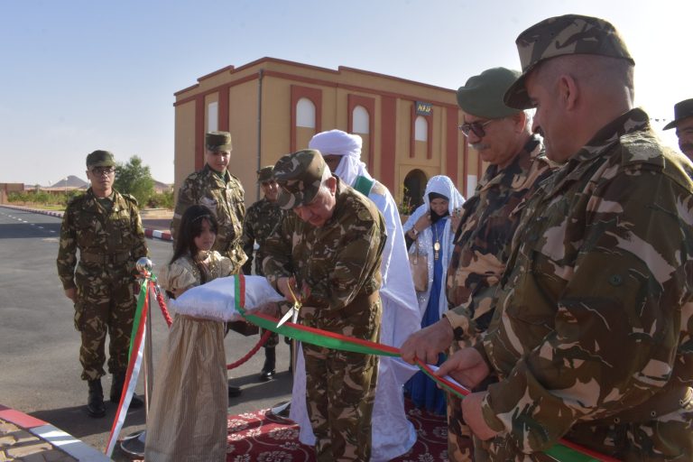 السيد الفريق أول السعيد شنڨريحة يشرف على تدشين وتسمية المقر الجديد للقطاع العملياتي جنوبي-شرق جانت