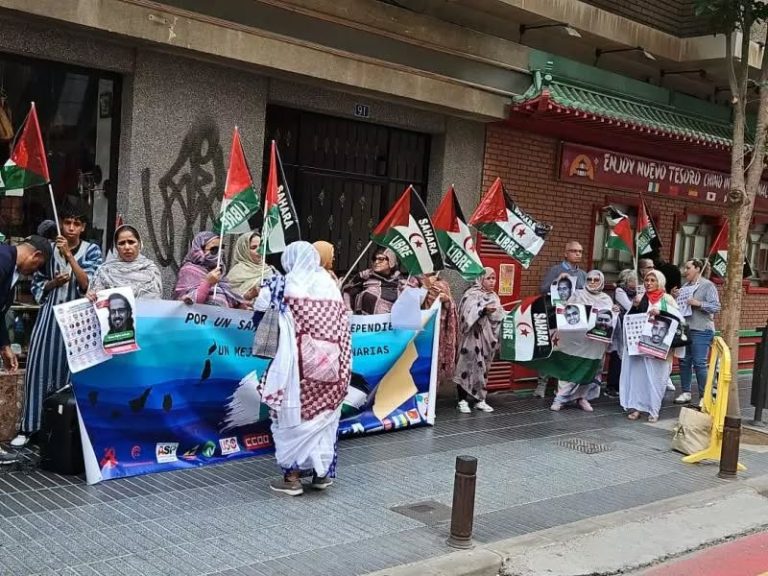 تنظيم وقفة تضامنية مع المعتقلين السياسيين الصحراويين بالسجون المغربية بجزر الكناري