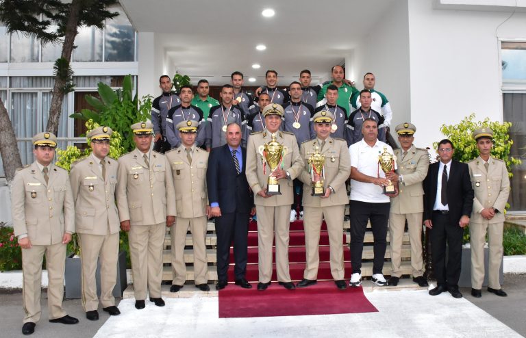 المنتخب الوطني العسكري للعدو الريفي يتوج بالمرتبة الأولى عربيا