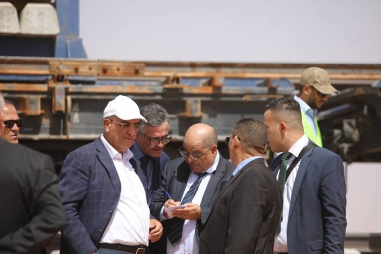 جلاوي يتفقد أشغال السكة الحديدية بالكيلومتر 543 ويشيد بالتقنية المتطورة