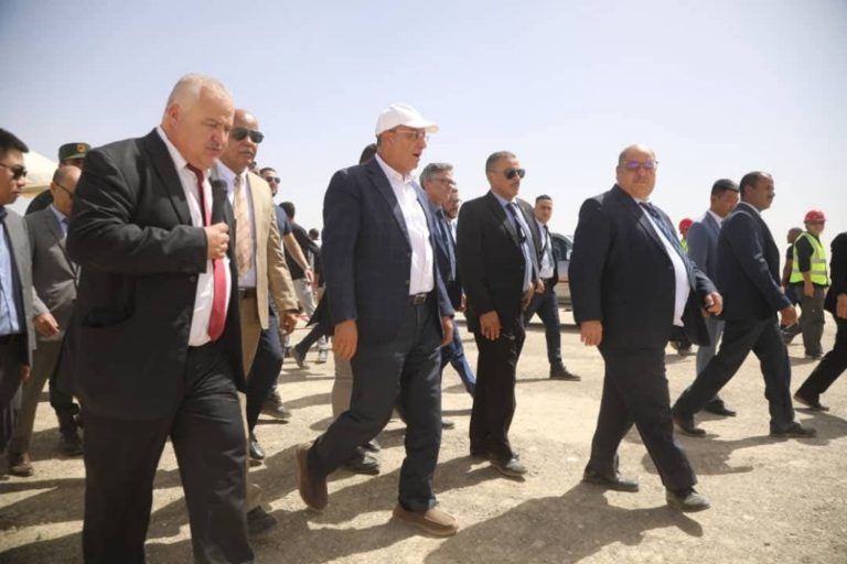 الخط المنجمي الغربي : جلاوي يتفقد ورشات الحفر عند الكيلومتر 574