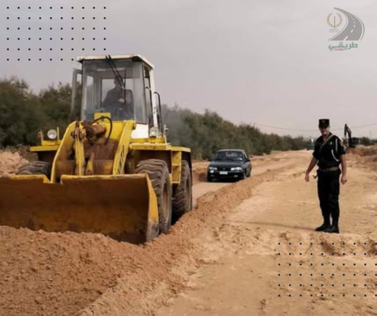 الدرك الوطني يقف على فتح الطريق البلدي 28 بالجلفة