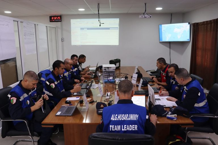 تمرين افتراضي لمحاكاة زلزال ضمن استعدادات إعادة التصنيف