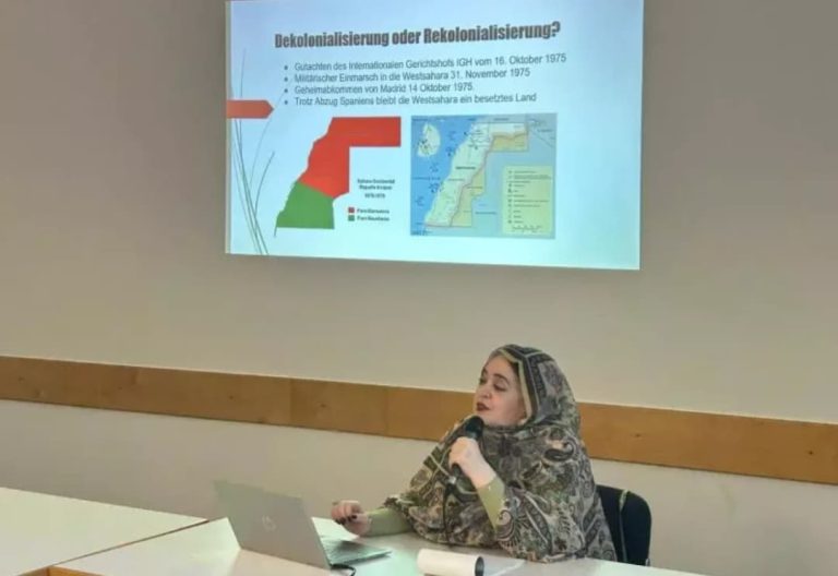 ممثلة جبهة البوليساريو بألمانيا تدعو إلى تعزيز التضامن الدولي لإنهاء الاحتلال المغربي