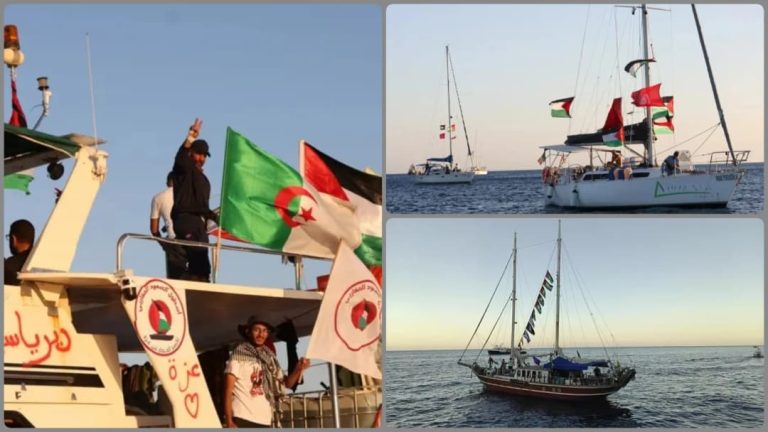 توالي التنديدات والاحتجاجات الدولية والشعبية إثر اعتداء الكيان الصهيوني على #أسطول_الصمود العالمي