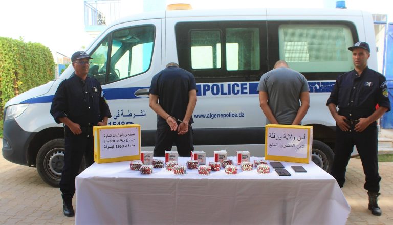 ورقلة : تفكيك شبكتين لترويج المؤثرات العقلية وحجز أزيد من 3200 كبسولة “بريغابلين”