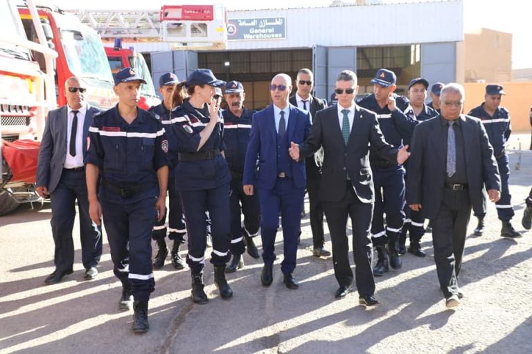 المدير العام للحماية المدنية يواصل زيارته الميدانية إلى ولاية بشار