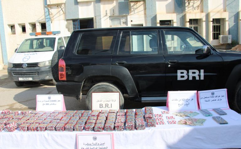 شرطة بسكرة : توقيف 03 أشخاص وحجز أزيد من 13 ألف قرص مهلوس