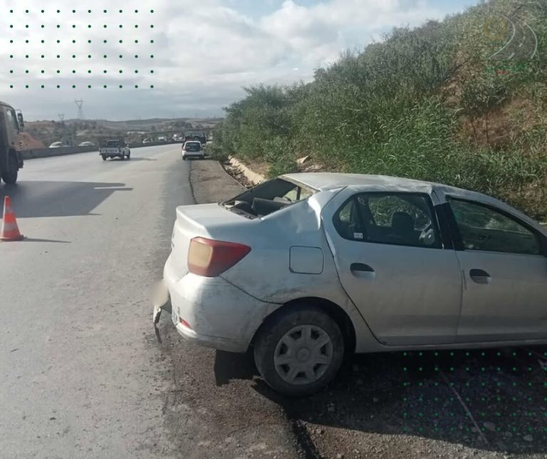 البويرة : حادث مرور على الطريق السيار شرق–غرب