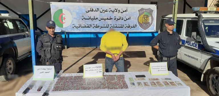 توقيف مروج أقراص مهلوسة وضبط أكثر من 1200 قرص بخميس مليانة