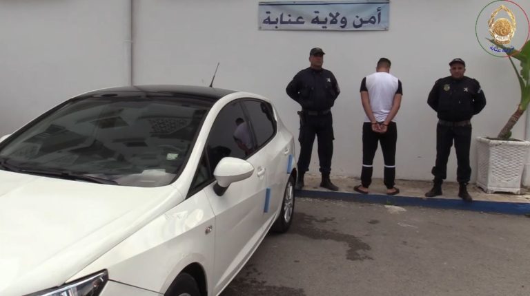 أمن عنابة يوقف سائقًا متهورًا قام بمناورات خطيرة وسط الطريق