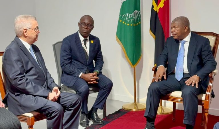 رئيس مجلس الأمة السيد عزوز ناصري يستقبل بلواندا من قبل الرئيس الأنغولي