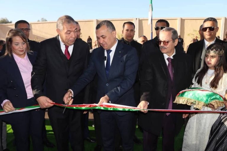 وزير البريد والمواصلات السلكية واللاسلكية سيد علي زروقي في زيارة عمل وتفقد لولاية ورقلة