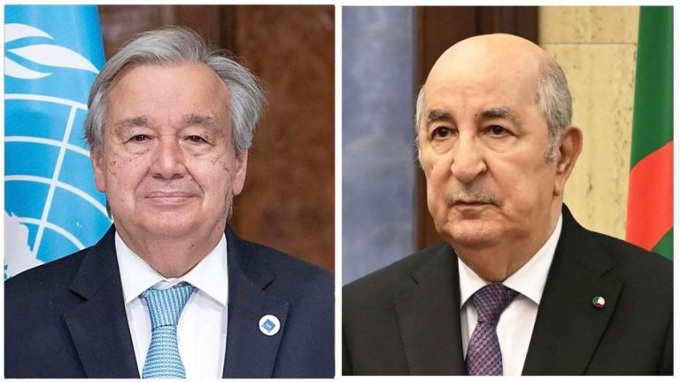 الأمين العام للأمم المتحدة يهنئ الجزائر بمناسبة ذكرى أول نوفمبر