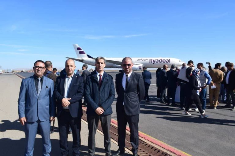 انطلاق أول رحلة جوية مباشرة من مطار مصطفى بن بولعيد الدولي بباتنة نحو جدة