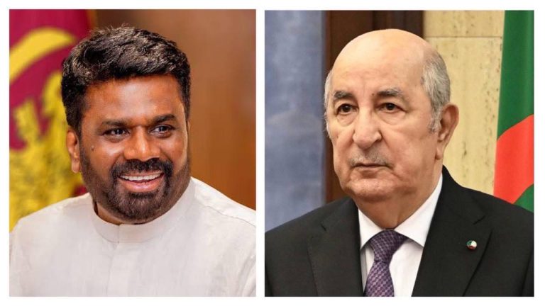 رئيس سريلانكا أنورا كومارا ديساناياكا يهنئ الجزائر بمناسبة ذكرى الثورة، مؤكداً عمق الصداقة بين البلدين وتطلعه لتعزيزها مستقبلاً.