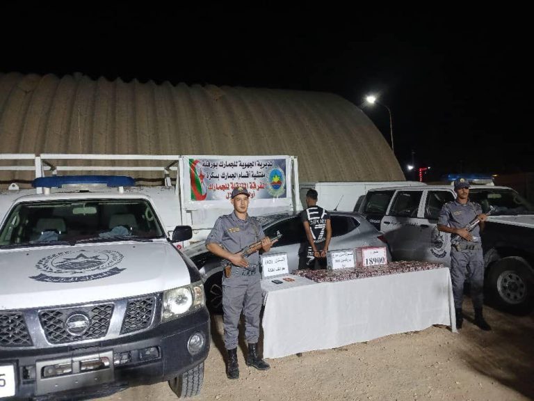 حجز قرابة 19 ألف كبسولة مهلوسة من نوع بريغابالين 300 ملغ بأولاد جلال