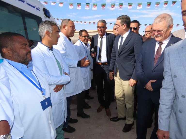 وزير الصحة يطّلع على سير العمل بالمؤسسة العمومية للصحة الجوارية بتقرت