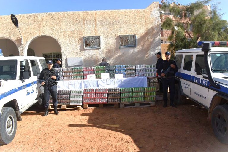 شرطة غرداية تحجز أكثر من 10 آلاف وحدة من المشروبات الكحولية