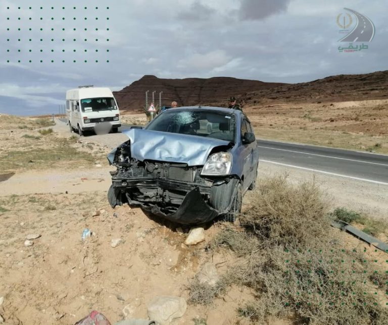 إصابة شخصين في حادث مرور بين ولايتي المسيلة والجلفة
