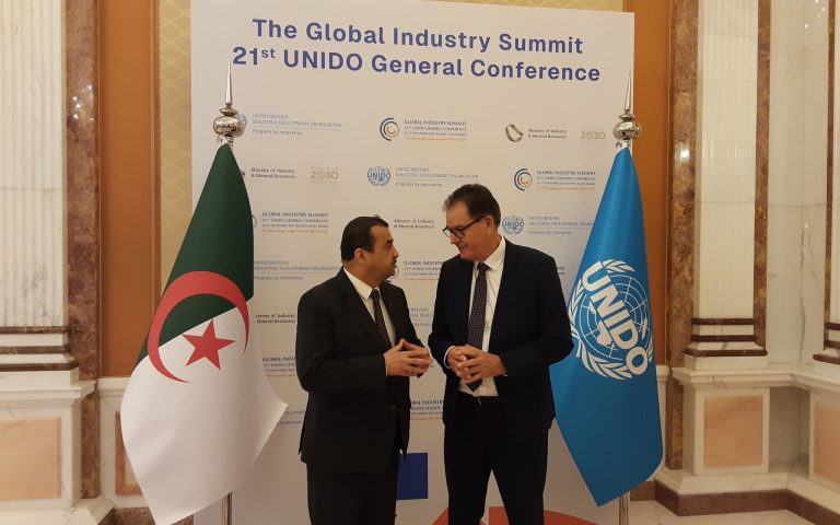 عرقاب يتحادث بالرياض مع المدير العام لمنظمة الأمم المتحدة للتنمية الصناعية