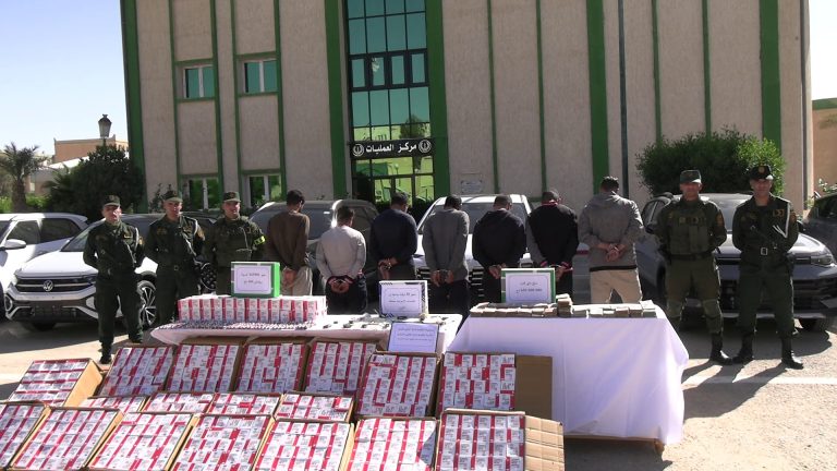 الدرك الوطني بالوادي يوقف 8 مهربين ويحجز 265.900 قرص مهلوس