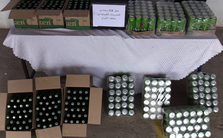 شرطة عنابة تحجز 358 وحدة من المشروبات الكحولية وتوقف شخصًا بالبوني