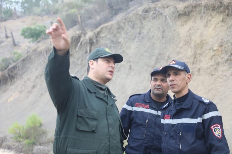 تيبازة / المدير العام للحماية المدنية يباشر معاينة حرائق_الغابات ويشرف على فرق التدخل