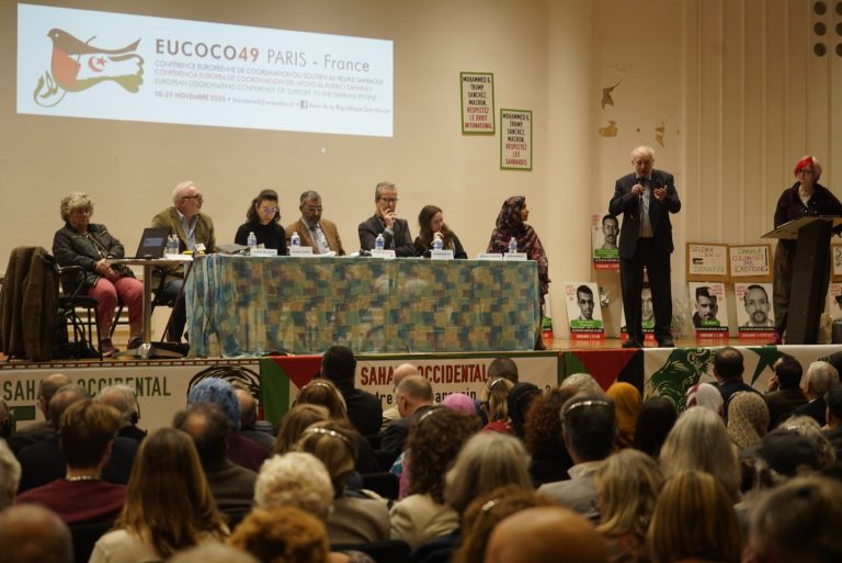 اختتام الندوة الـ49 للتنسيقية الأوروبية للتضامن مع الشعب الصحراوي في باريس