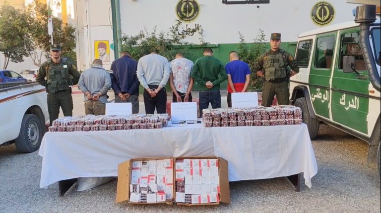 الدرك الوطني بتبسة يحجز 75816 كبسولة من البريقابالين ويوقف 06 مشتبه فيهم