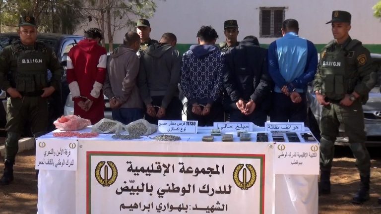 الدرك الوطني بالبيض يوقف 04 أشخاص ويحجز قرابة 12000 قرص إكستازي