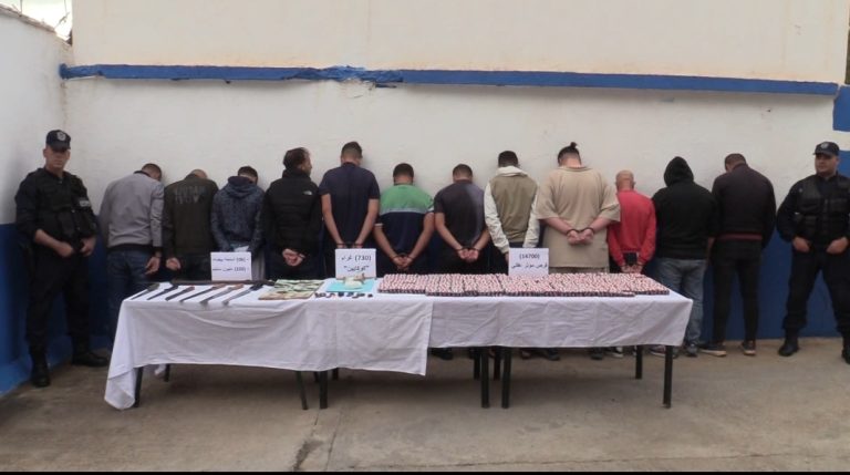 شرطة الحراش توقف 11 شخصًا وتحجز 14700 قرص مهلوس