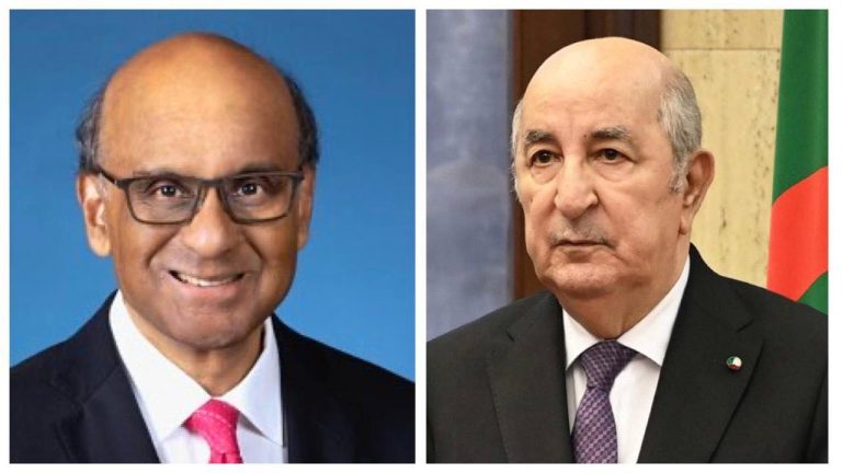 رئيس جمهورية سنغافورة يهنئ الرئيس تبون بمناسبة عيد الثورة