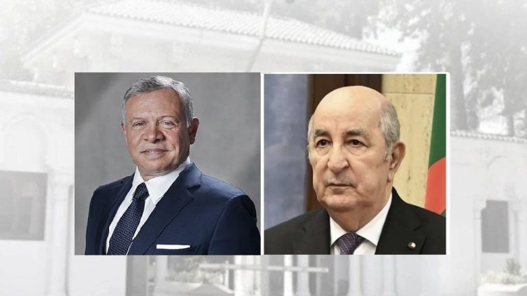 مكالمة هاتفية بين الرئيس تبون وملك الأردن لبحث الأوضاع العربية وتبادل التهاني