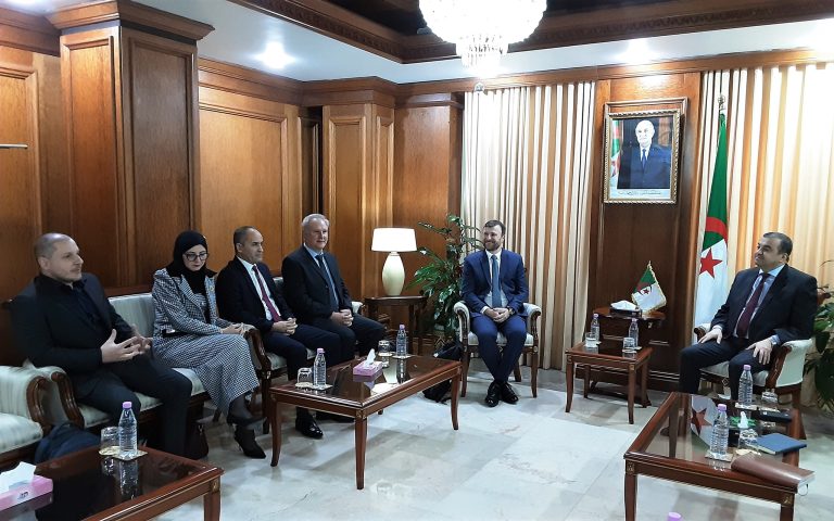 وزير المحروقات يستقبل وفداً عن الشركة البرازيلية العالمية WEG