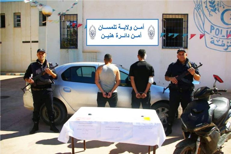 شرطة تلمسان تسترجع مركبتين سياحيتين مسروقتين وتوقيف المتورطين