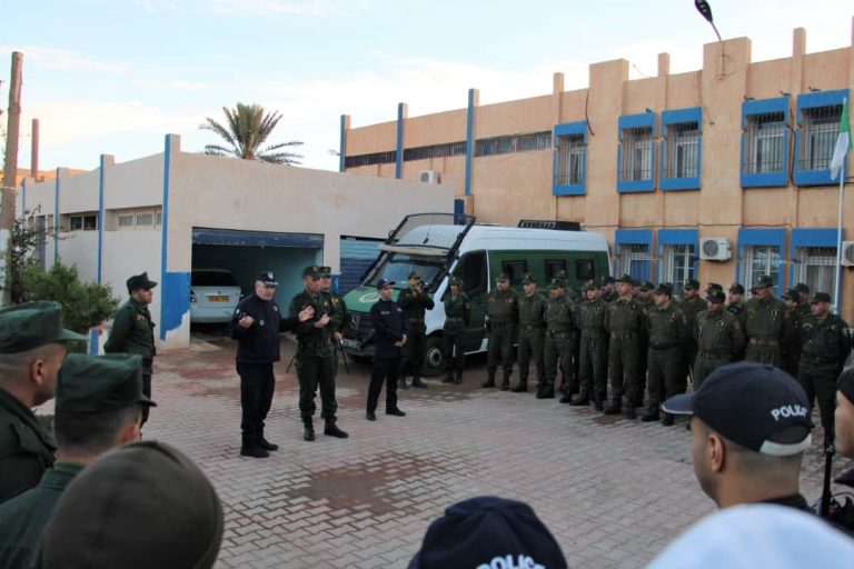 النعامة | عمليات أمنية واسعة لأمن دائرة العين الصفراء بالتنسيق مع الدرك الوطني