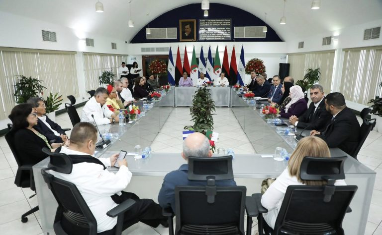 رئيس الجمعية الوطنية لنيكاراغوا يستقبل وفد مجموعة الصداقة الجزائرية