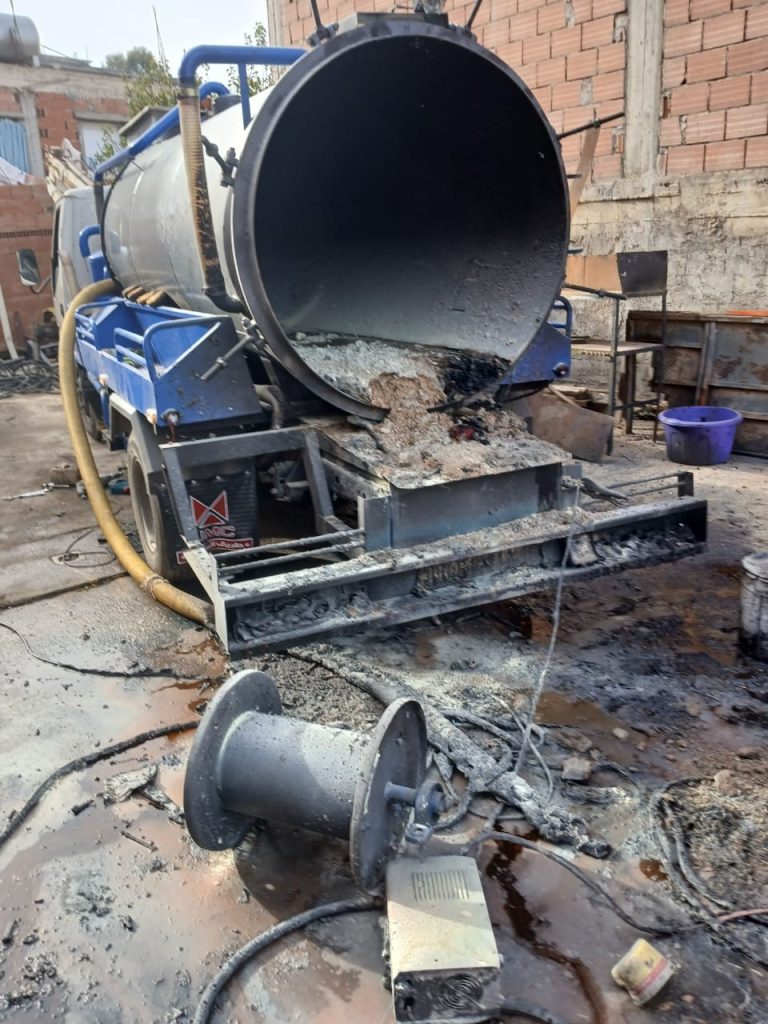 وفاة شخص في حادث انفجار خزان شاحنة بولاية بومرداس