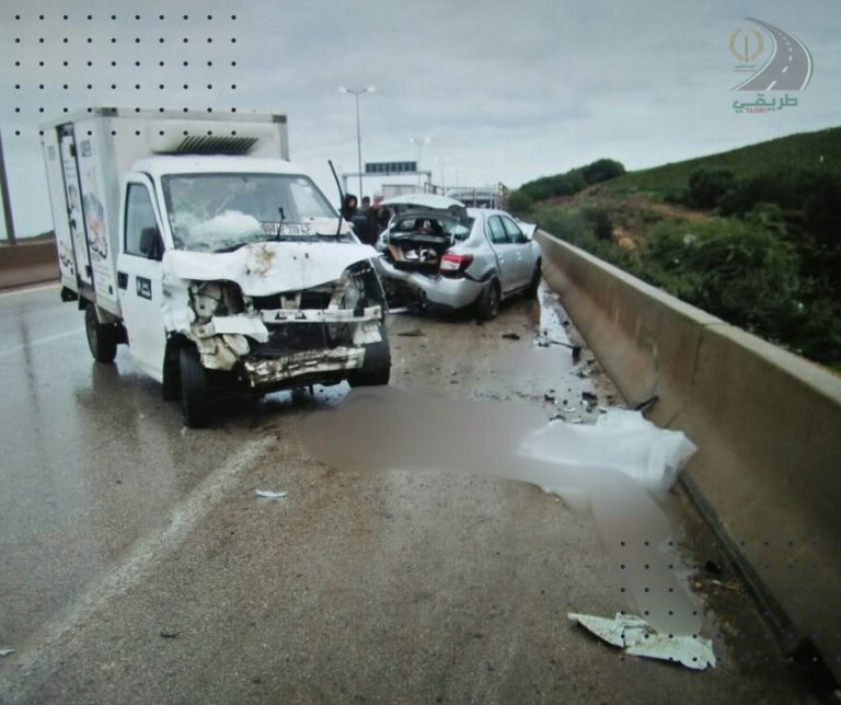 حادث مرور مميت بالطريق السريع بولاية تيبازة