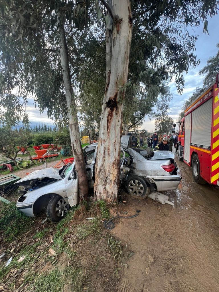 حوادث المرور بالجزائر: 03 وفيات و 01 جريح في حادث مروع بسيدي امحمد بئر توتة
