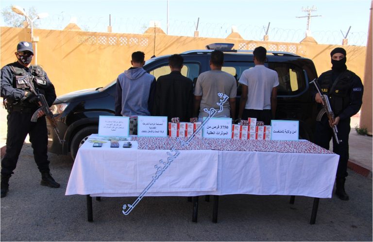 تفكيك شبكة إجرامية وحجز كمية معتبرة من المؤثرات العقلية بتمنغست