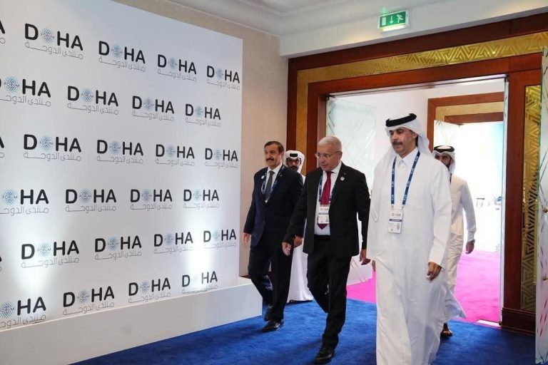 بالصور l رئيس المجلس الشعبي الوطني ابراهيم بوغالي يشارك في افتتاح أشغال منتدى الدوحة.