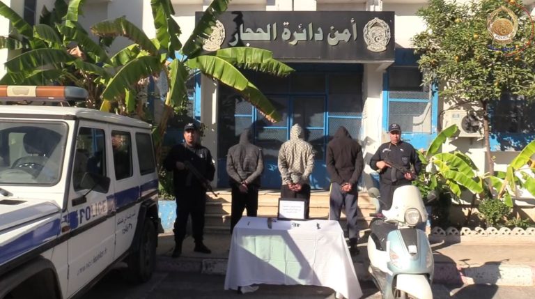 أمن الحجار يطيح بعصابة لسرقة الكوابل النحاسية ويوقف ثلاثة مشتبه فيهم