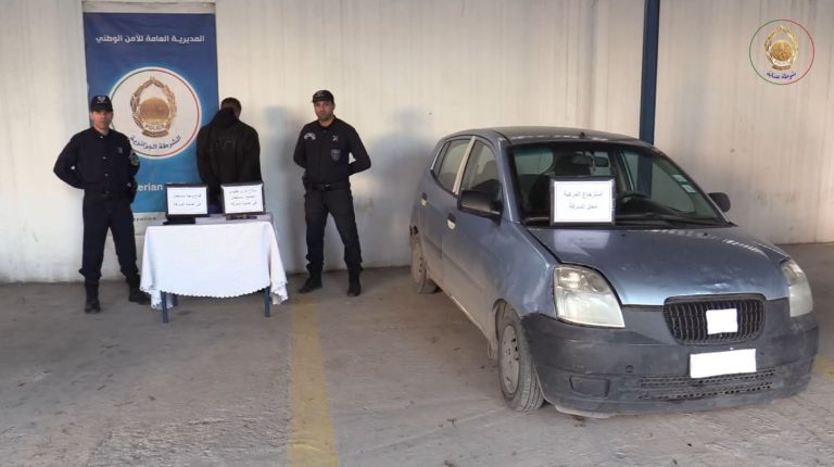 شرطة البوني تحبط محاولة سرقة مركبة وتسترجع مركبة وسلاحًا ناريًا من الصنف الرابع